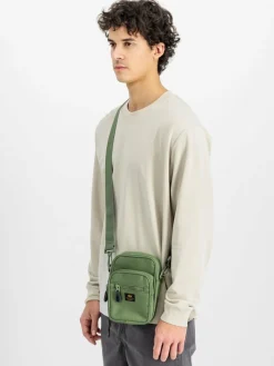 Alpha Industries Taschen & Rucksäcke<Herren Umhängetasche grün uni