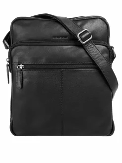 Bodenschatz Taschen & Rucksäcke<Herren Umhängetasche schwarz uni