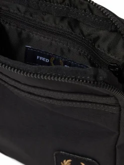 Fred Perry Taschen & Rucksäcke<Herren Umhängetasche schwarz uni