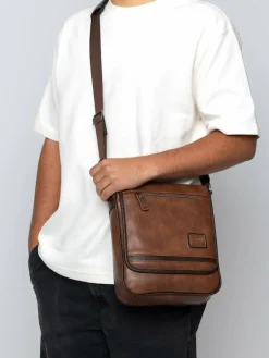 PICARD Taschen & Rucksäcke<Herren Umhängetasche - Breakers braun strukturiert