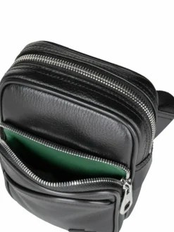 Lacoste Taschen & Rucksäcke<Herren Umhängetasche - Small Angy Grain NH4563GY schwarz uni
