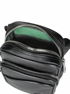 Lacoste Taschen & Rucksäcke<Herren Umhängetasche - Small Angy Grain NH4563GY schwarz uni