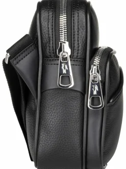 Lacoste Taschen & Rucksäcke<Herren Umhängetasche - Small Angy Grain NH4563GY schwarz uni