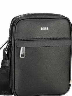 BOSS Taschen & Rucksäcke<Herren Umhängetasche - Zair North South Zip schwarz uni