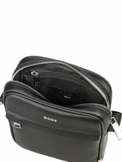 BOSS Taschen & Rucksäcke<Herren Umhängetasche - Zair North South Zip schwarz uni