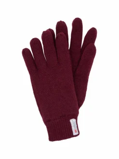 Indicode Handschuhe|Handschuhe<Herren, Unisex Handschuhe - Jason bordeaux rot uni