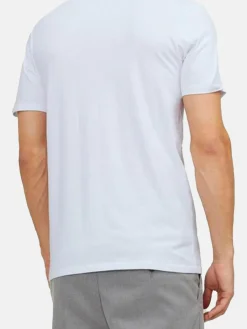 Jack & Jones Shirts<Herren Unterhemd - 2er Pack Jacbasic weiß uni