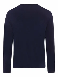 Hanro Shirts<Herren V-Shirt - Casuals marine uni