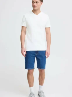 Solid Shirts<Herren V-Shirt - SDODILIAN weiß uni