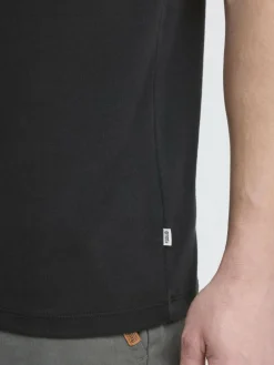 Solid Shirts<Herren V-Shirt - SDODILIAN schwarz uni