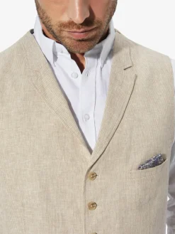 BABISTA Anzüge<Herren Weste - BALDUINO beige gestreift