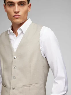 Daniel Hechter Anzüge<Herren Weste - WAISTCOAT LEISURE beige uni