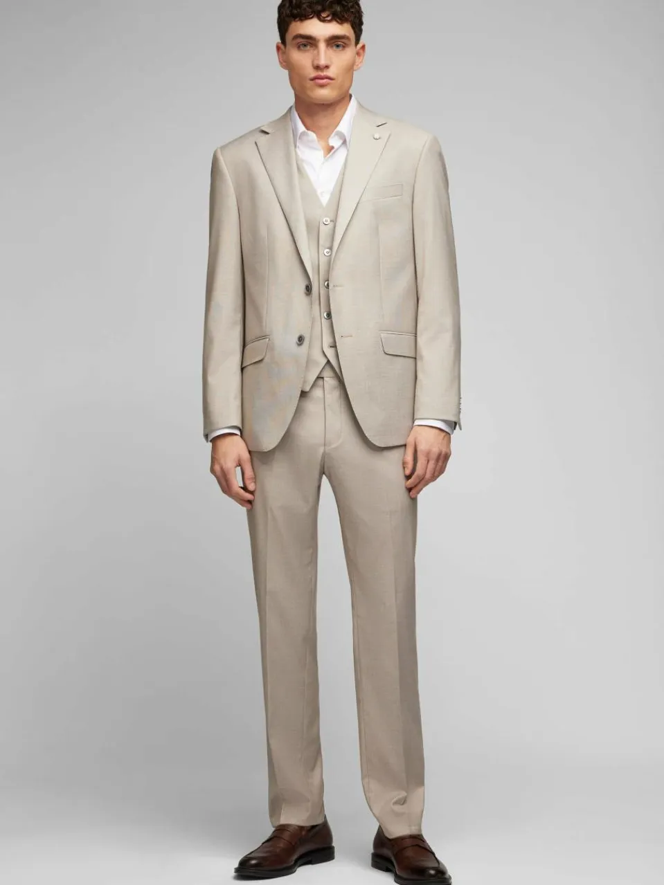 Daniel Hechter Anzüge<Herren Weste - WAISTCOAT LEISURE beige uni