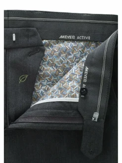 MEYER Hosen<Herren Wollchino - Bonn grau uni