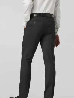 MEYER Hosen<Herren Wollchino - Oslo anthrazit uni