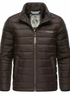 Ragwear Jungen<Jungen Übergangsjacke - Yarek braun uni