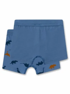 Sanetta Jungen<Jungen Boxershort 4er Pack blau bedruckt