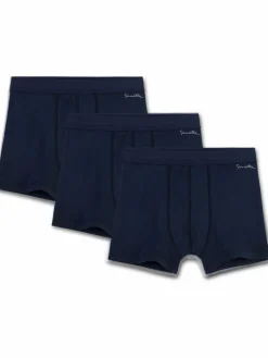 Sanetta Jungen<Jungen Boxershort 3er Pack blau uni