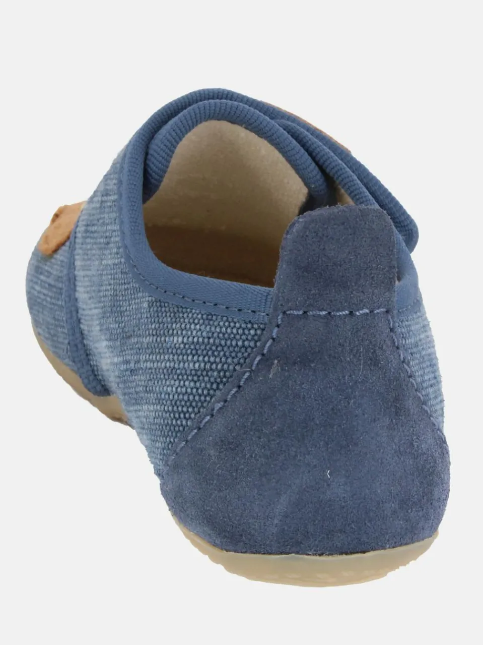 Living Kitzbühel Jungen<Jungen Hausschuh - Lutz Löwe blau gemustert