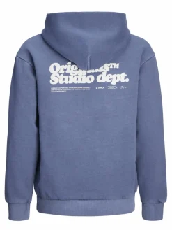 Jack & Jones Junior Jungen<Jungen Hoodie blau bedruckt