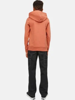 Jack & Jones Junior Jungen<Jungen Hoodie orange bedruckt