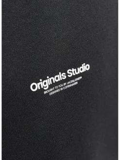 Jack & Jones Junior Jungen<Jungen Hoodie schwarz uni