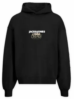 Jack & Jones Junior Jungen<Jungen Hoodie schwarz bedruckt