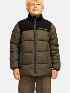 Jack & Jones Junior Jungen<Jungen Jacke braun gemustert
