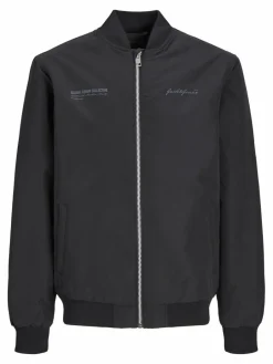 Jack & Jones Junior Jungen<Jungen Jacke schwarz uni