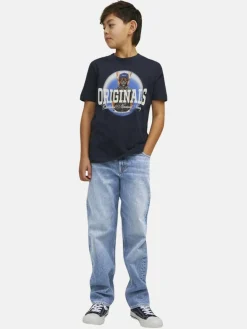 Jack & Jones Junior Jungen<Jungen Jeans blau uni