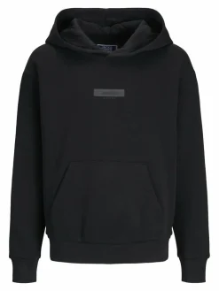 Jack & Jones Junior Jungen<Jungen Kapuzenpullover schwarz uni
