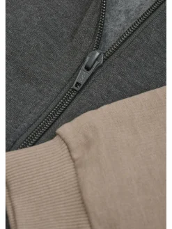 Minymo Jungen<Jungen Kapuzensweatjacke braun uni