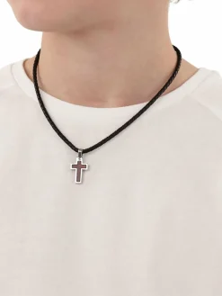 s.Oliver Jungen<Jungen Kette mit Anhänger braun uni