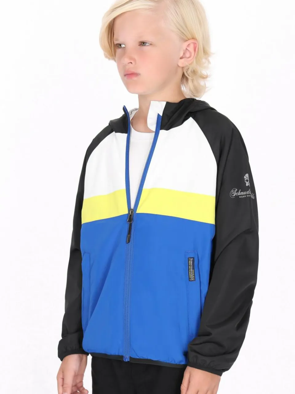 Schmuddelwedda Jungen<Jungen (Kids) Anorak blau gestreift