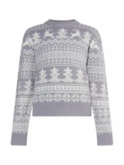 Mo Jungen<Jungen (Kids) Pullover grau gemustert