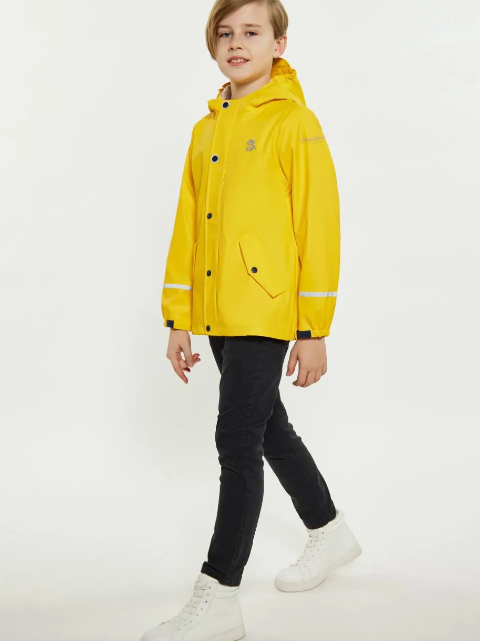 Schmuddelwedda Jungen<Jungen (Kids) Regenmantel gelb uni