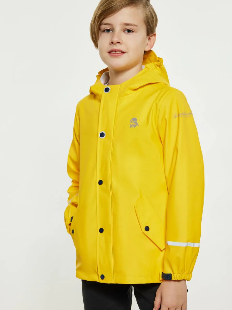 Schmuddelwedda Jungen<Jungen (Kids) Regenmantel gelb uni