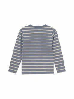 En Fant Jungen<Jungen Langarmshirt hellblau gestreift
