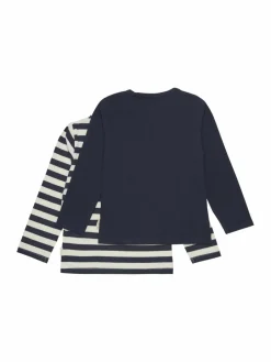 Minymo Jungen<Jungen Langarmshirt weiß bedruckt