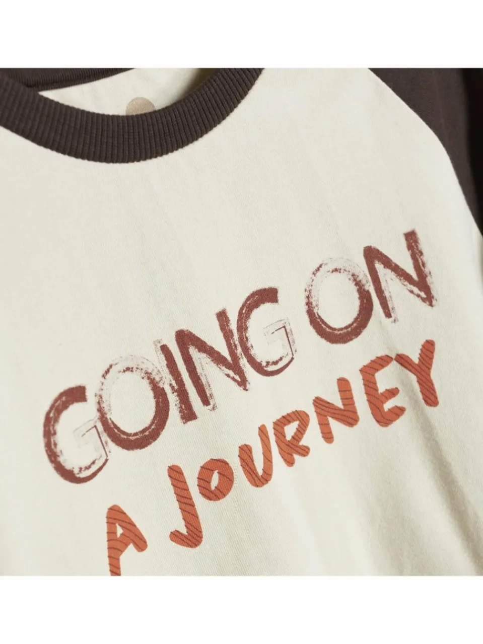 En Fant Jungen<Jungen Langarmshirt sand uni