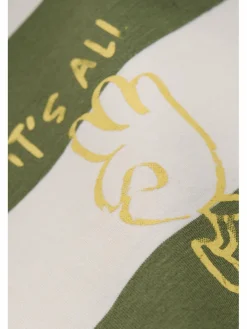 Minymo Jungen<Jungen Langarmshirt - oliv gemustert