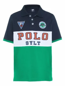 Polo Sylt Jungen<Jungen Polo grün blau bedruckt
