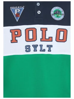 Polo Sylt Jungen<Jungen Polo grün blau bedruckt
