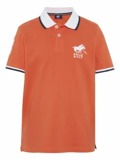 Polo Sylt Jungen<Jungen Poloshirt rot uni