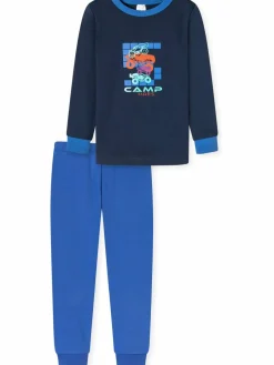 Schiesser Jungen<Jungen Pyjama - Boys World marine bedruckt