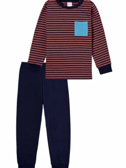 Schiesser Jungen<Jungen Pyjama - Boys World marine bedruckt