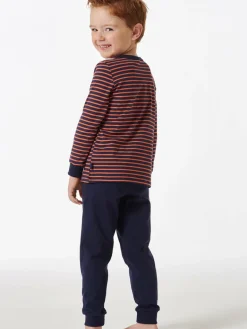 Schiesser Jungen<Jungen Pyjama - Boys World marine bedruckt