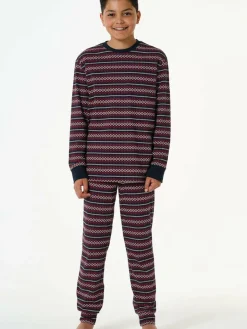 Schiesser Jungen<Jungen Pyjama - Family marine bedruckt