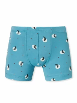 Schiesser Jungen<Jungen Retro Boxer - 95/5 türkis bedruckt