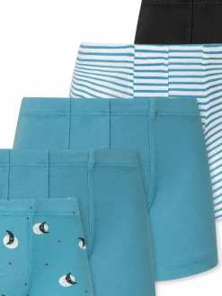 Schiesser Jungen<Jungen Retro Boxer - 95/5 türkis bedruckt